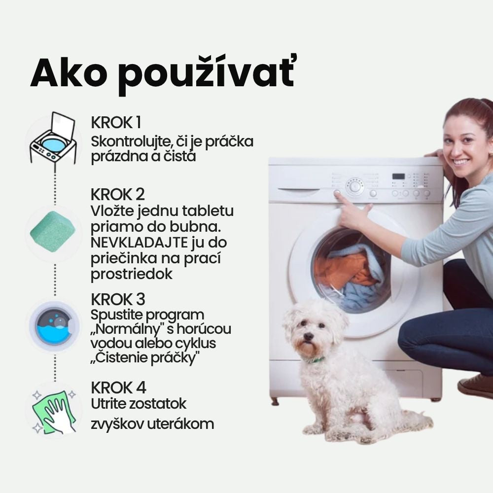 Veluna Čistič Práčky Pro