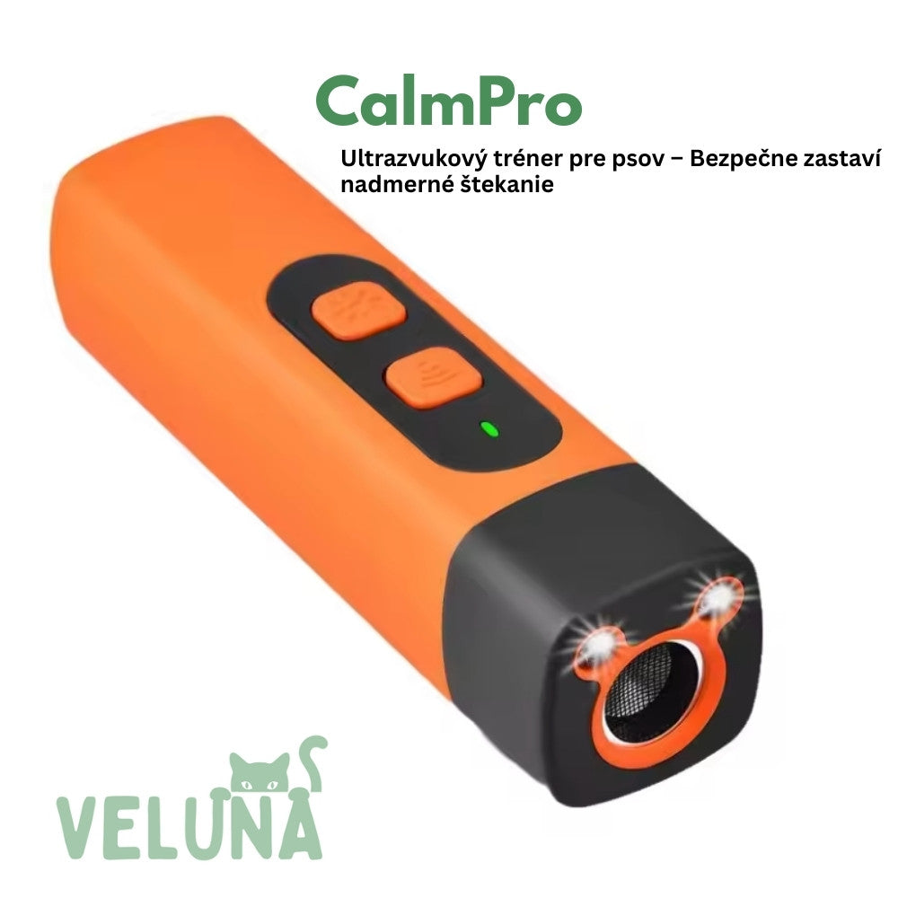 CalmPro – ultrazvukový tréner pre psov – bezpečne zastaví nadmerné štekanie