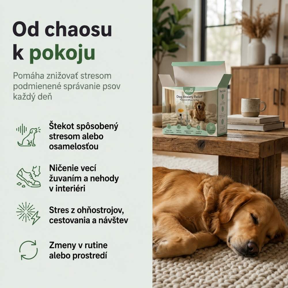 Veluna Feromónový Difuzér pre Psy