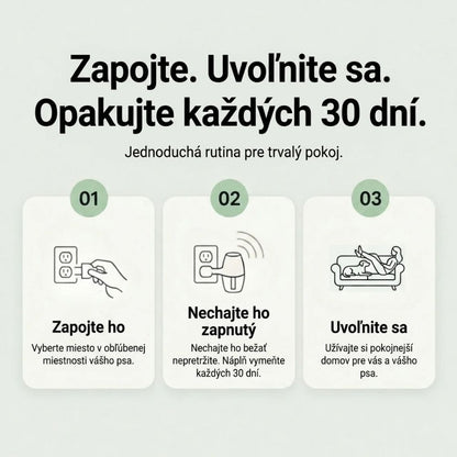 Veluna Feromónový Difuzér pre Psy