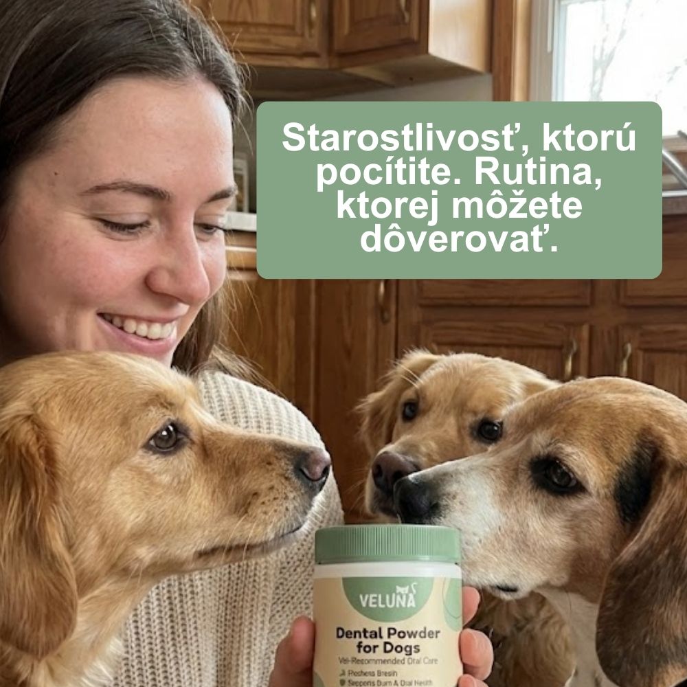 Veluna Dentálny Prášok pre Psov