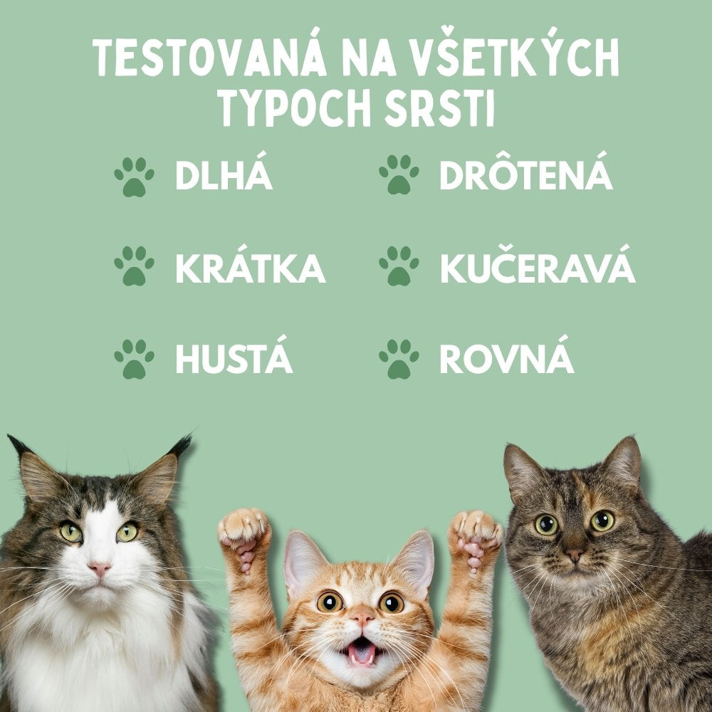 Veluna Steam Brush pre mačky