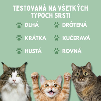 Veluna Steam Brush pre mačky