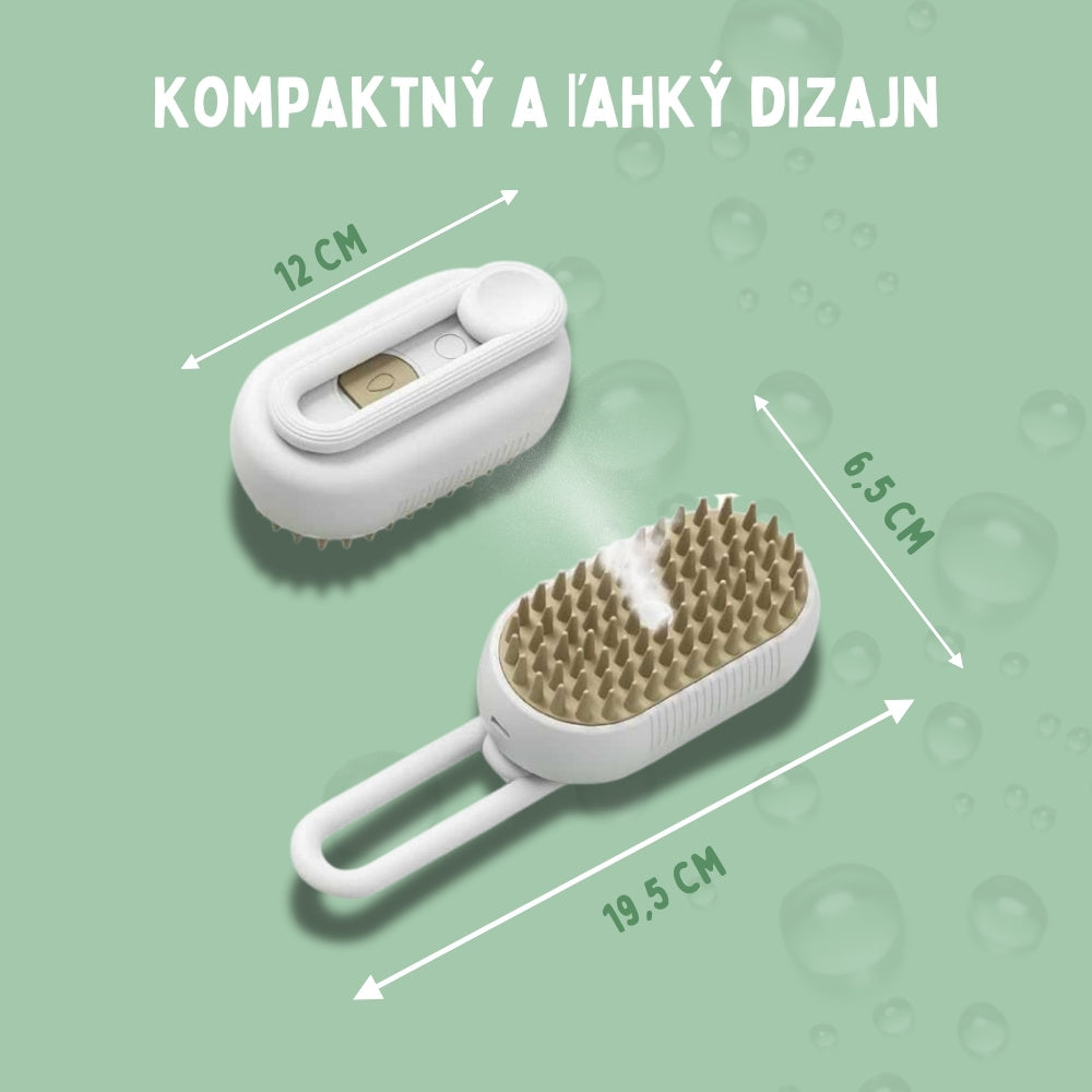 Veluna Steam Brush pre mačky