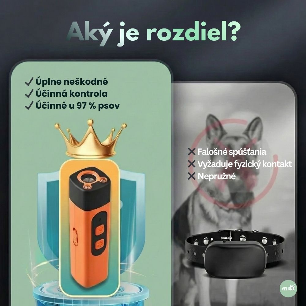 CalmPro – ultrazvukový tréner pre psov – bezpečne zastaví nadmerné štekanie