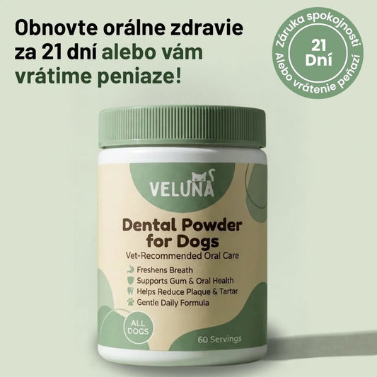 Veluna Dentálny Prášok pre Psov