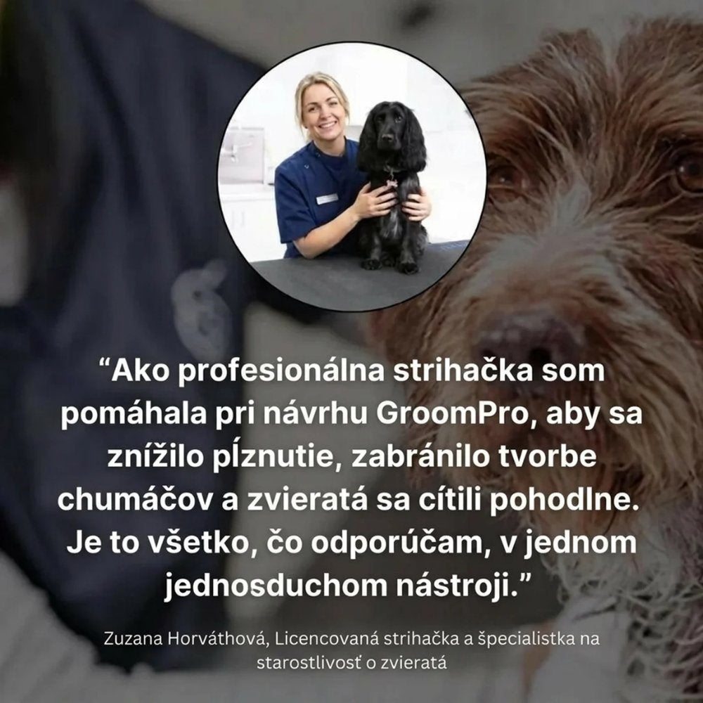 GroomPro – Kefa na odstraňovanie chlpov
