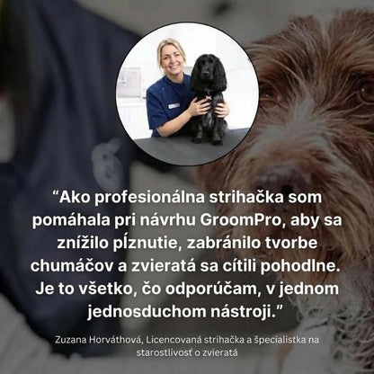 GroomPro – Kefa na odstraňovanie chlpov