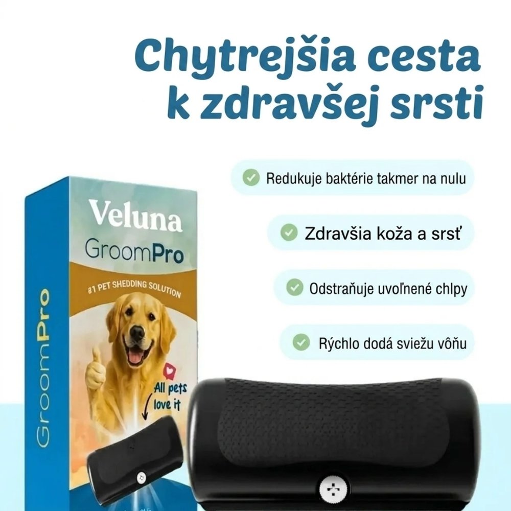 GroomPro – Kefa na odstraňovanie chlpov