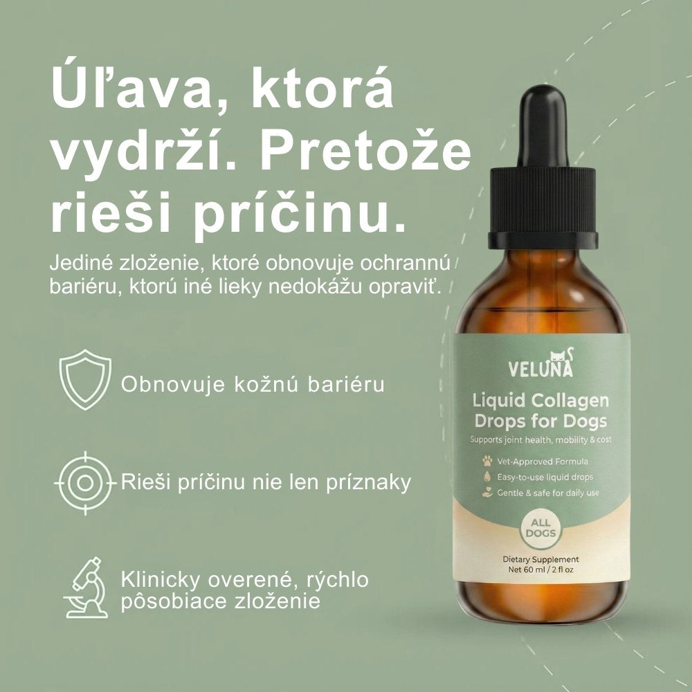 Veluna Prémiový Tekutý Kolagén pre Psov