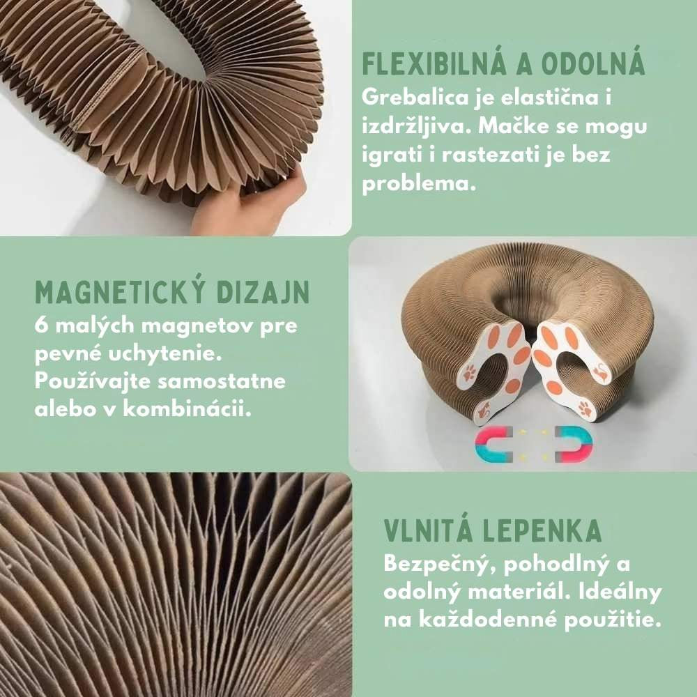 Veluna Interaktívna Škrabacia Hračka pre Mačky