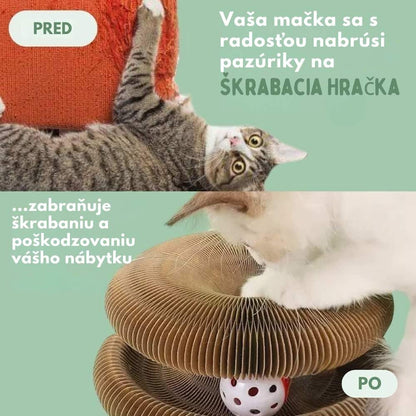 Veluna Interaktívna Škrabacia Hračka pre Mačky