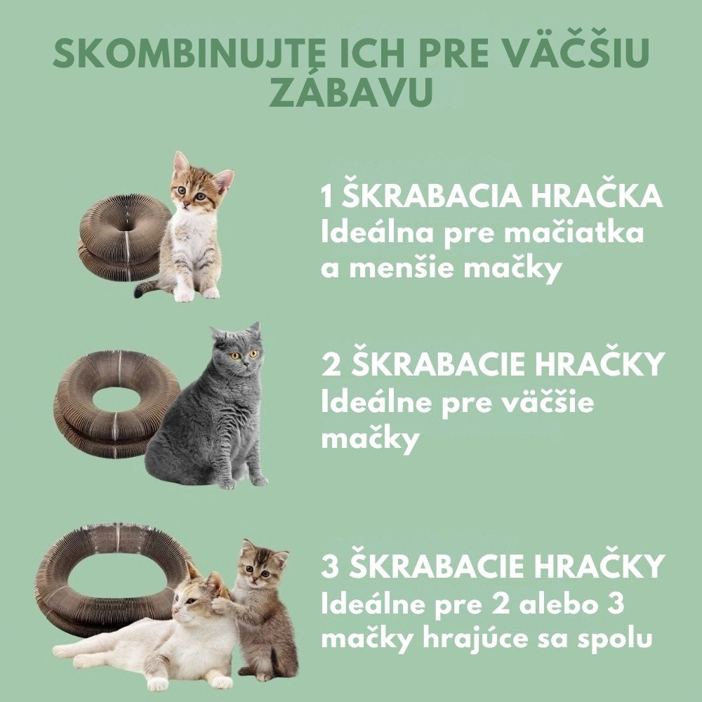 Veluna Interaktívna Škrabacia Hračka pre Mačky
