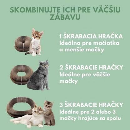 Veluna Interaktívna Škrabacia Hračka pre Mačky
