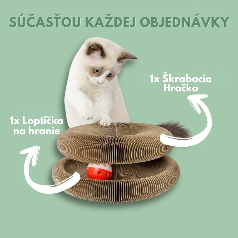 Veluna Interaktívna Škrabacia Hračka pre Mačky