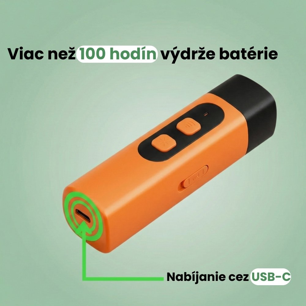 CalmPro – ultrazvukový tréner pre psov – bezpečne zastaví nadmerné štekanie