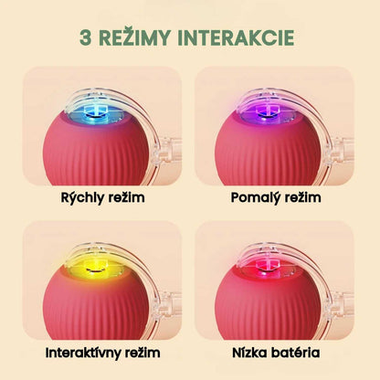 Inteligentná a interaktívna loptička pre vášho psa – nabíjateľná cez USB