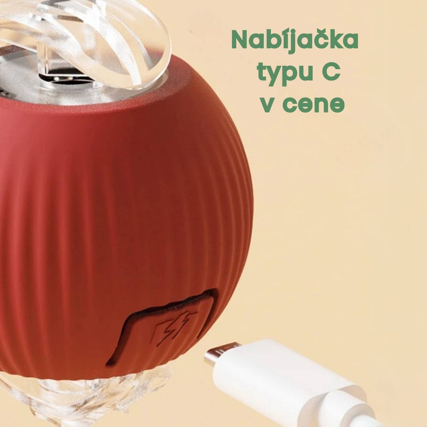 Inteligentná a interaktívna loptička pre vášho psa – nabíjateľná cez USB